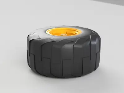 Monster wheel 2  3D model