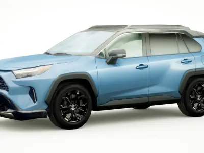 Toyota RAV4 XSE hybrid 2023 Low-poly 3D model