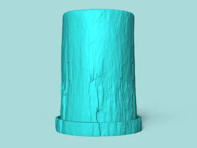 Vase 14 with Plate - Simple Plant Pot - Home Decor 3D print model