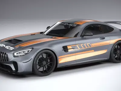Mercedes-Benz AMG GT4 2020 3D model