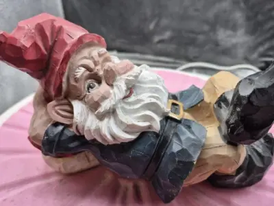 Gnome Relaxing On The Ground garden decoration 3D print model