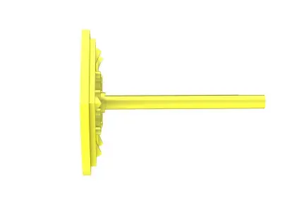 Luxury Ruby Cluster Stud Earrings 3D Model 5990 3D print model