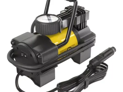 Car compressor 3D model