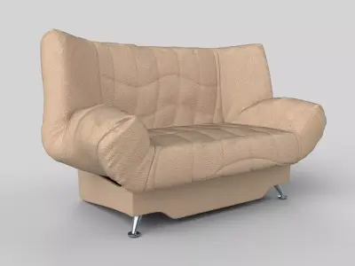 Single sofa 3D model