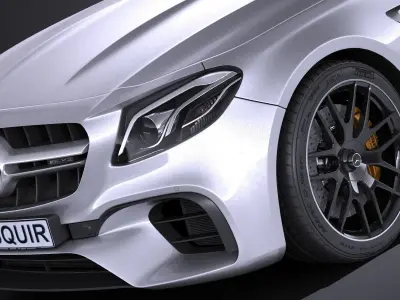Mercedes E63 AMG 2017 3D model