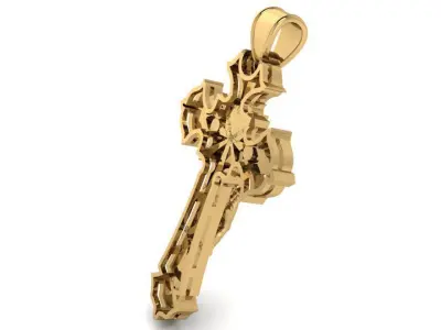 Cross Pendant 2317 3D print model