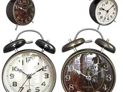 table clock 3D model