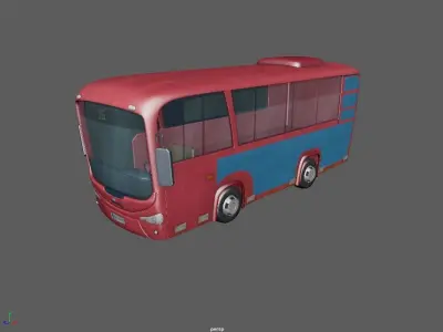 TOON Bus 02 3D model