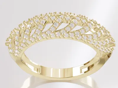 Jewelry Diamond Ring Model RG72 Free 3D print model