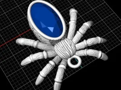 pendant spider 3D print model