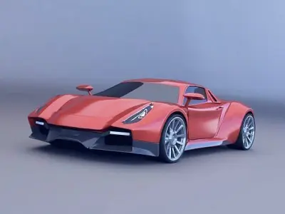 Sportero concept car 3D model