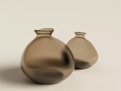 Amorphous Glass Vase 3D Model Free 3D model