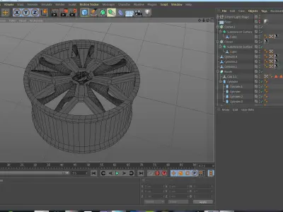 wheel 3D model 19