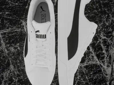 PUMA SMASH VULC CLASSIC 3D SHOES Low-poly 3D model