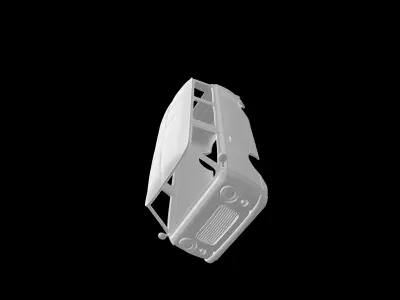 Fiat 600 T  3D print model