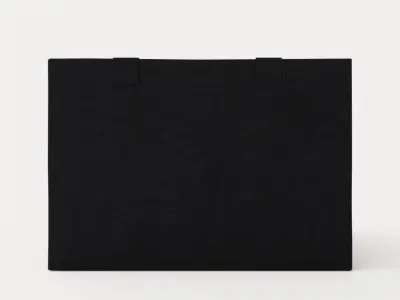 Hilton Luxury Complete Bed Package180x200 Black Low-poly 3D model