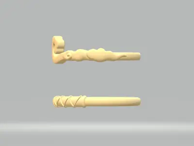  Golden Hoop Ring - Monkey King - Sun Wukong 3D print model