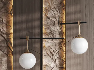 Decorative Wall panel  52 3D model