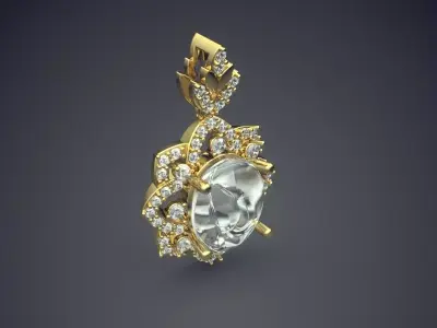 Incredibly Luxury Earrings With Diamonds CAD 3573 3D print model