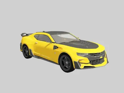 transformars vehicle camaro 3d Low-poly 3D model