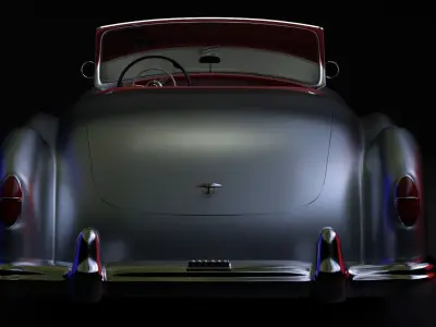 Nash Healey 1952-1953 vintage car 3D  3D model