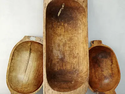Antique Dough Bowls Collection