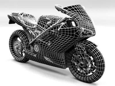 DUCATI 1198R 3D model