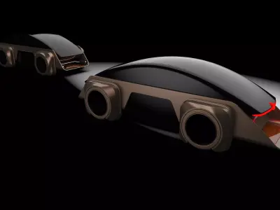 Self Driven Concept Car 3D model