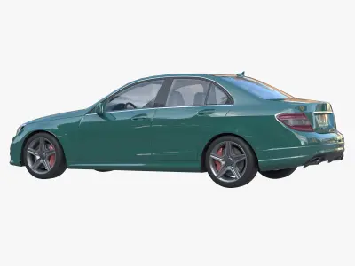 Sedan mercedes-benz c class 3D model