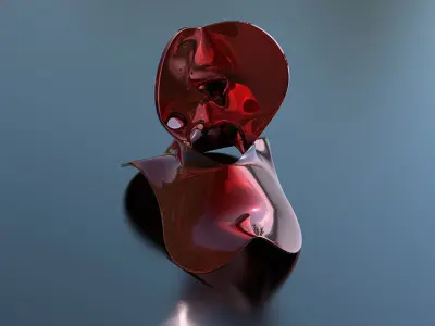 geometric modern art gm14 3D print model