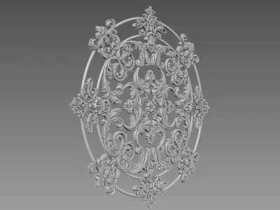 Decorative Rosette 3D model