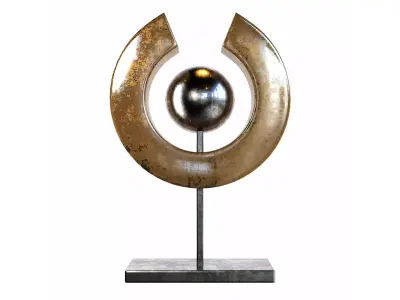Abstract sculpture AS-001 3D model