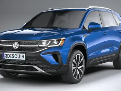Volkswagen Taos 2022 3D model