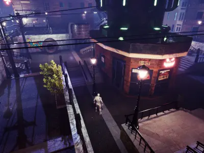 UnderCity Low-poly 3D model