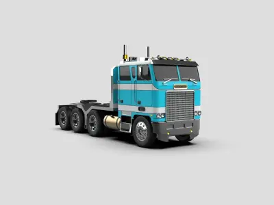 Freightliner Powerliner Heavy Haulage 3D print model