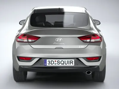 Hyundai i30 fastback 2019 3D model
