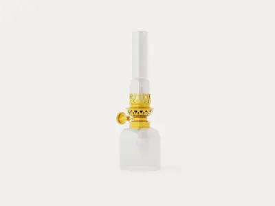 Koholmen Kerosene lamp - Clear Low-poly 3D model