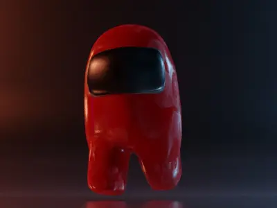 Among Us - All Colored Characters - Rigged Free low-poly 3D model