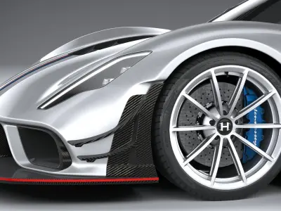 Hennessey Venom F5 Revolution Coupe 2023 3D model