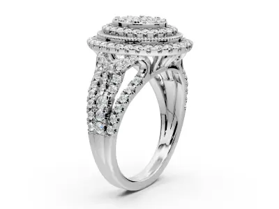 Engagement rings 3D print model