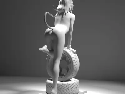 Sexy Devil Car Demon-3dprint Stl 3D print 3d design stl file 3D print model