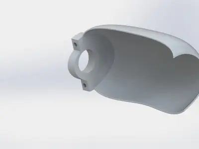 Gloves plastic lid 3D print model