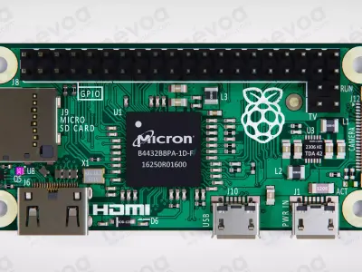 Single-board computers - Raspberry Pi Zero - Raspberry Pi 3D model