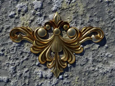 Wooden Ornament 3D print model