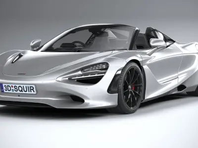 McLaren 750S Spider 2024 3D model