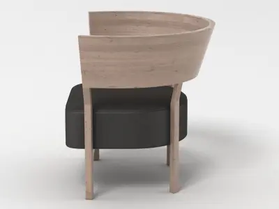 Tosai Lounge Chair 002 3D model