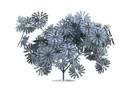 Collection of conceptual shrubs S1B
