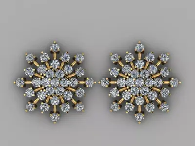 27 Earring Collection  3D print model