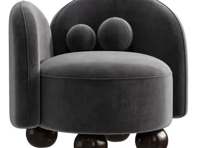 MANON ARMCHAIR BY NOHO 3D model