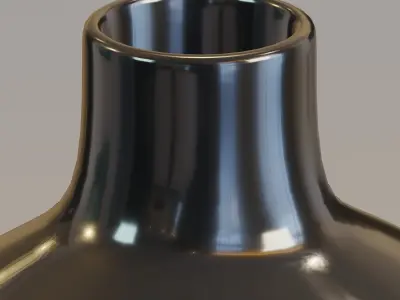 Vase13 vase with circular base Low-poly 3D model